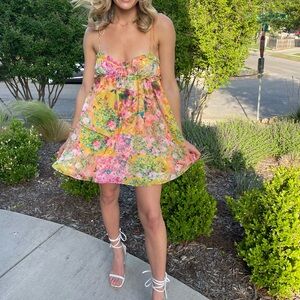 For Love & Lemons MADISON MINI DRESS